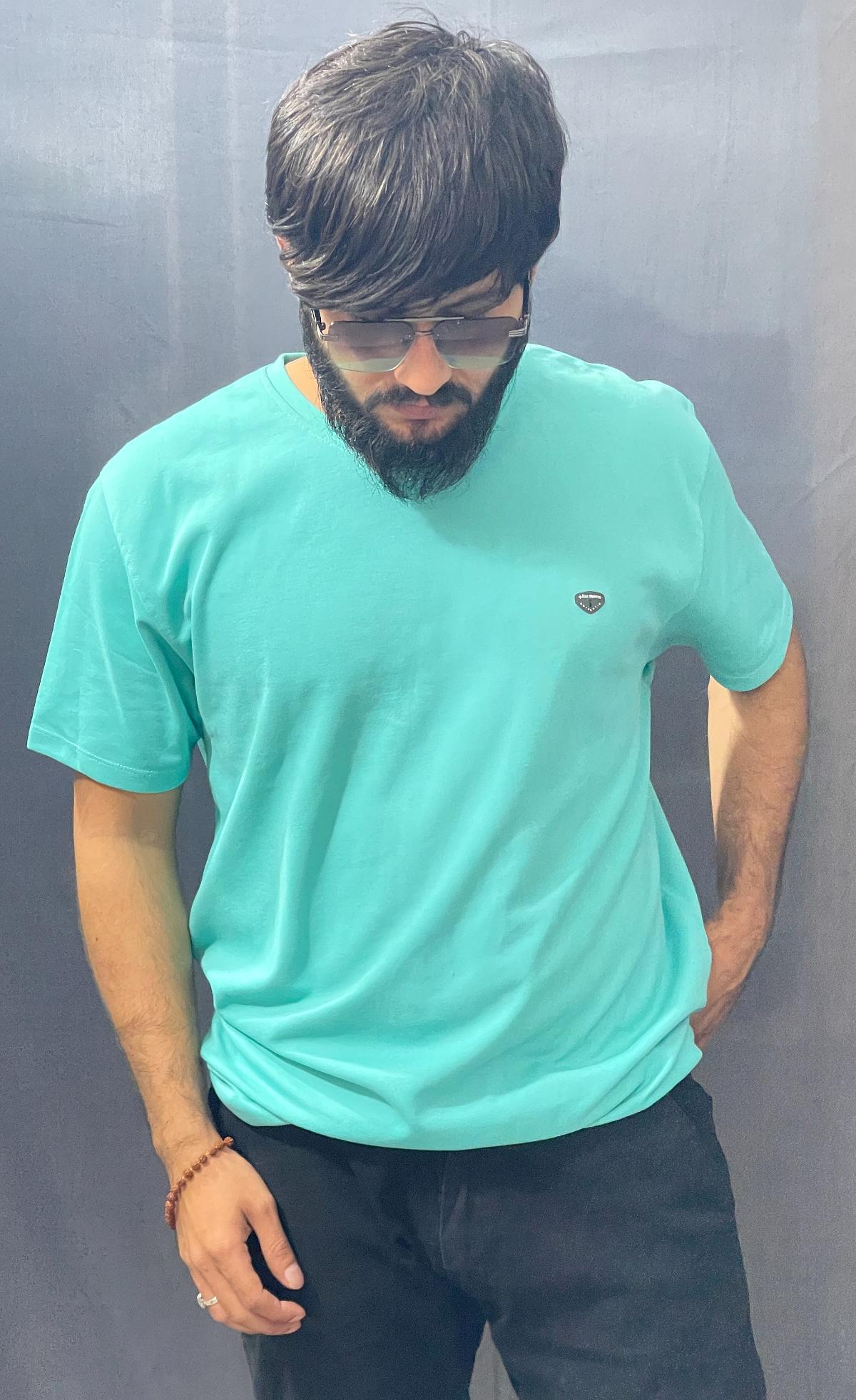 LIGHT RAMA PLAIN ROUND NECK TSHIRT 297 P130