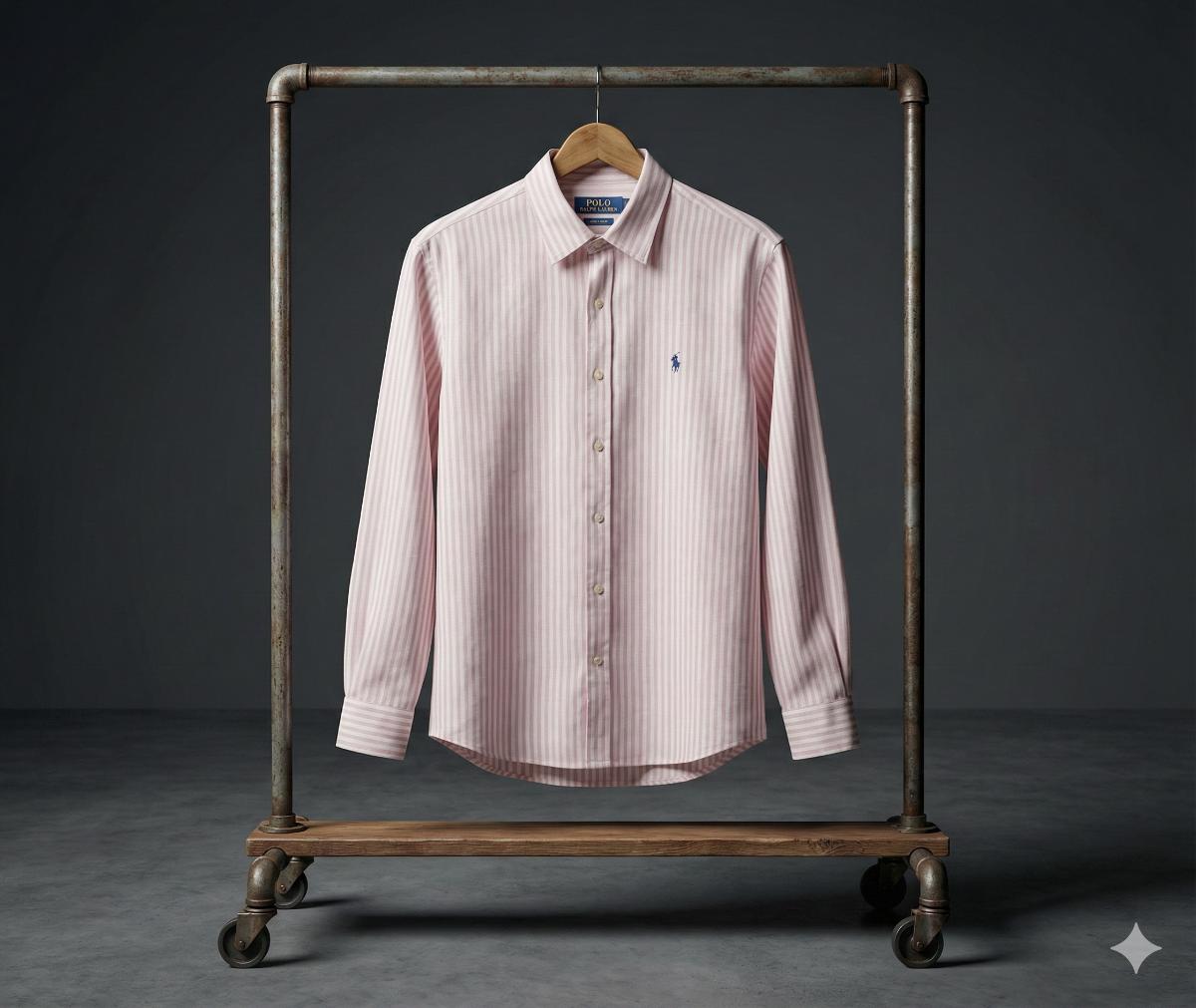 LITE MAROON & WHITE LINNING PRINTED SHIRT 352 P156