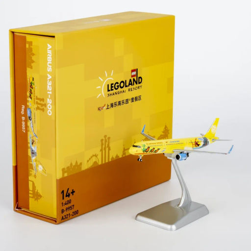 NG Models 13141 1:400 Juneyao Airlines Airbus A321 w/ Sharklets B-9957 ...