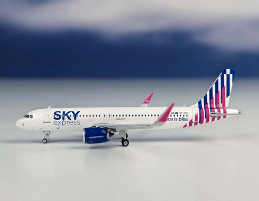 Phoenix Models 11704 1:400 Sky Express Airbus A320 w/ Sharklets SX-IOG ...