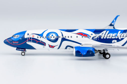 NG Models 58196 1:400 Alaska Airlines Boeing 737-800 w/ Scimitar ...