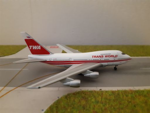 Herpa 512312 1:500 Trans World Airlines Boeing 747SP N57202 | MADB