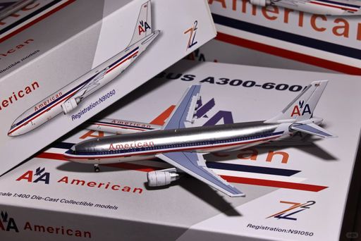 Z² Models 400-004-25 1:400 American Airlines Airbus A300-600