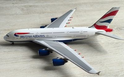 British Airways Airbus A380-800 G-XLEF 画像1