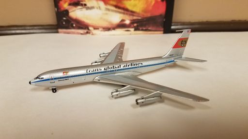 Aeroclassics GFTGA707 1:400 Trans Global Airlines Boeing 707-320C N324F ...