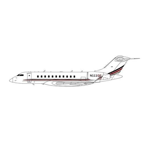 3D Design Deck 3DD0137 1:400 NetJets Bombardier Global 5000 N111QS | MADB