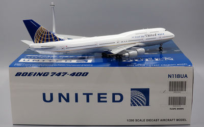 United Airlines Boeing 747-400 N118UA 画像1