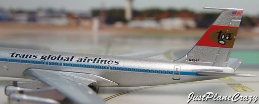 Aeroclassics GFTGA707 1:400 Trans Global Airlines Boeing 707-320C N324F ...