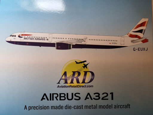 ARD Models ARDBA140 1:200 British Airways Airbus A321 G-EUXJ | MADB