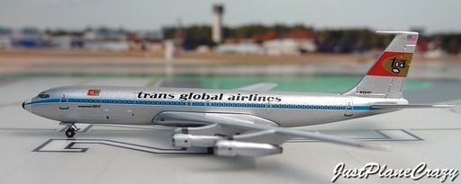 Aeroclassics GFTGA707 1:400 Trans Global Airlines Boeing 707-320C N324F ...