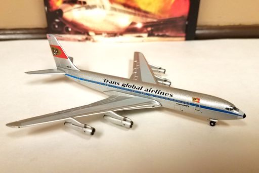 Aeroclassics GFTGA707 1:400 Trans Global Airlines Boeing 707-320C N324F ...