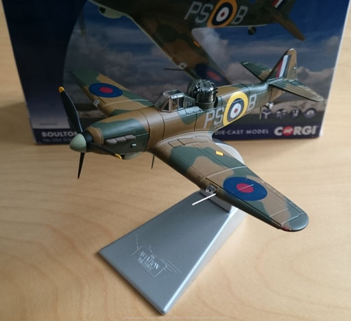 Corgi 1:72 Royal Air Force Boulton Paul Defiant AA39305 | MADb