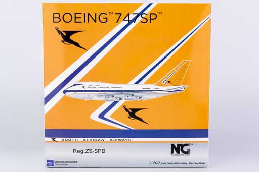NG Models 07025 1:400 South African Airways Boeing 747SP ZS-SPD | MADB