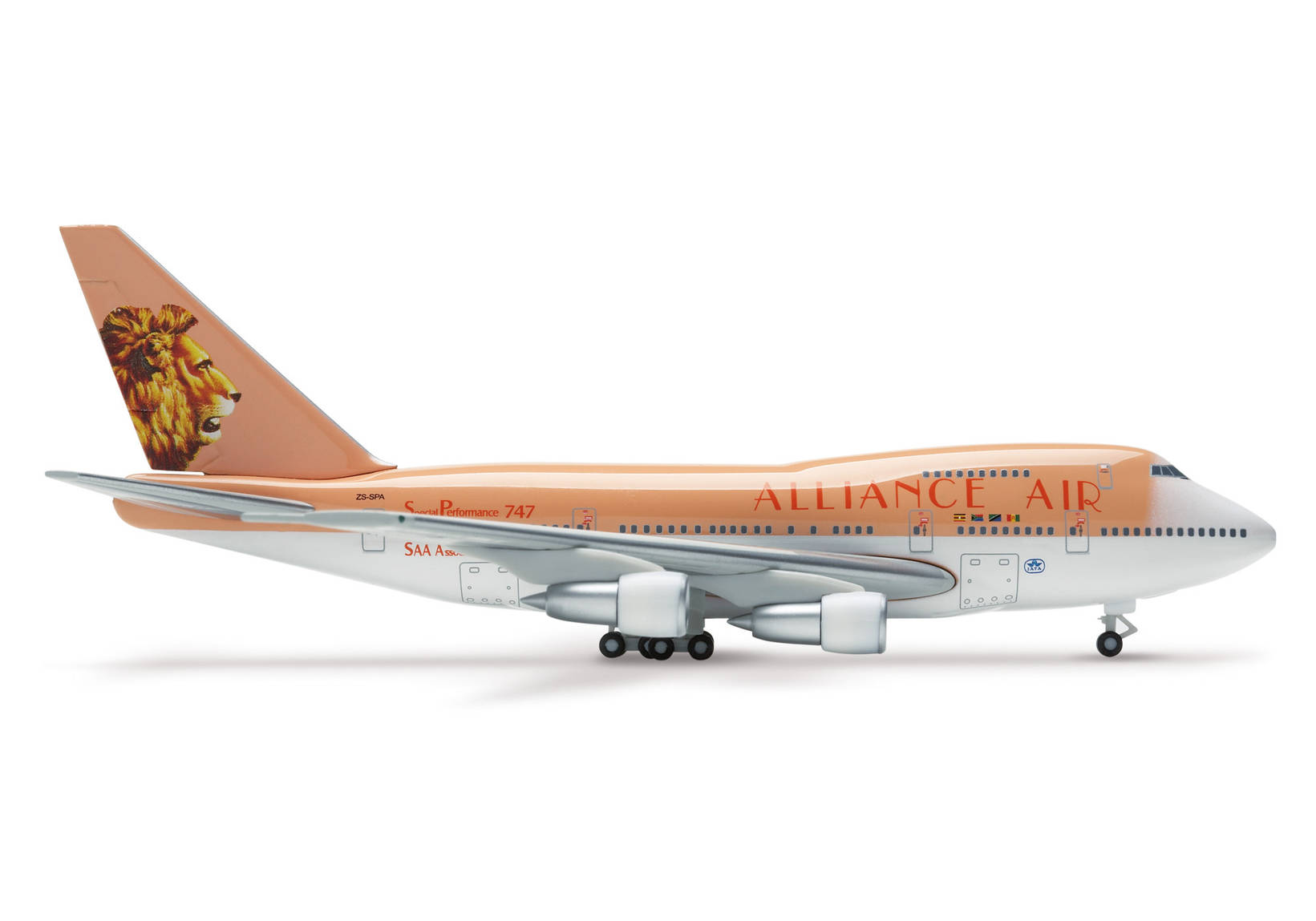 航空機・ヘリコプター herpa Boeing 747SP Alliance Air 1/400 Herpa 561679 1:400 Alliance Air Boeing 747SP ZS-SPA | MADb