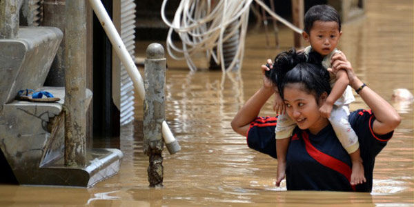 Kota Sumenep Dikepung Banjir, Ratusan rumah nyaris terendam