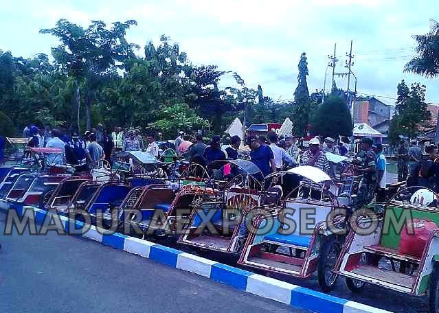 Nekad Beroperasi, 40 Bentor Diamankan Paksa