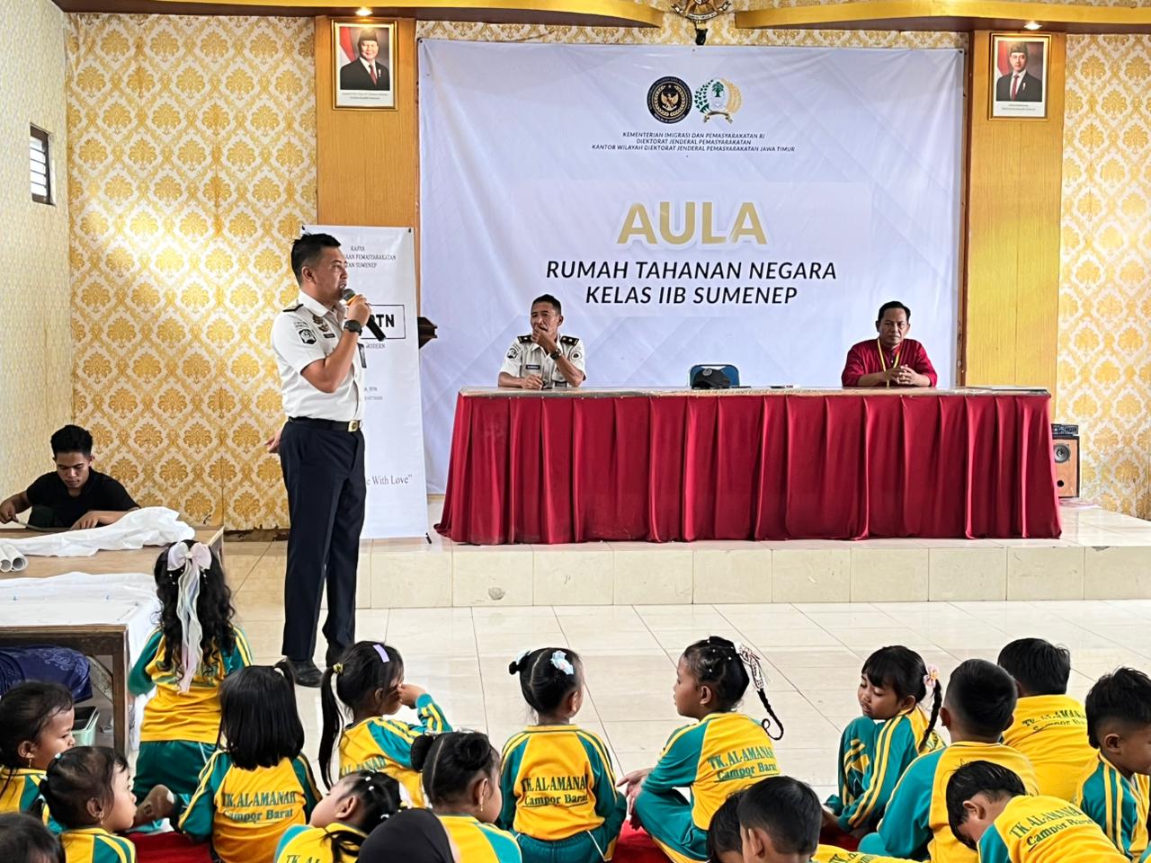 Mengenal Sisi Humanis Penjara, Siswa TK Al-Amanah Belajar Membatik di Rutan Sumenep