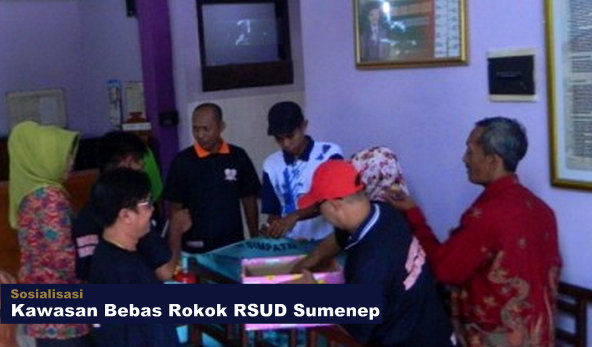 RSUD Moh. Anwar Perkenalkan Kawasan Bebas Rokok RSUD Moh. Anwar Perkenalkan Kawasan Bebas Rokok
