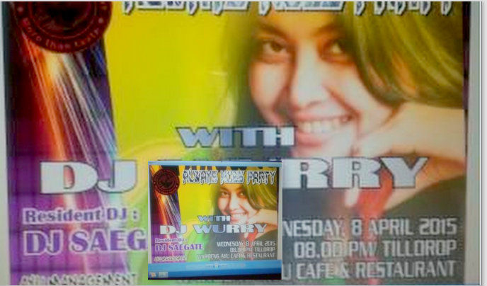 Malam ini, DJ Surabaya dikabarkan bakal Dugem di  Cafe Sumenep