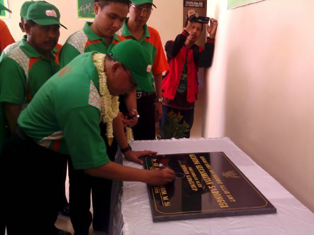 Kantor Kecamatan Saronggi diresmikan Langsung Bupati Sumenep