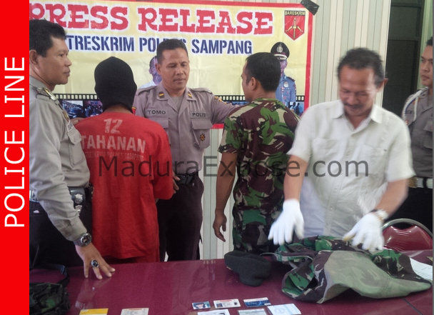 Polres Sampang Bekuk TNI Gadungan