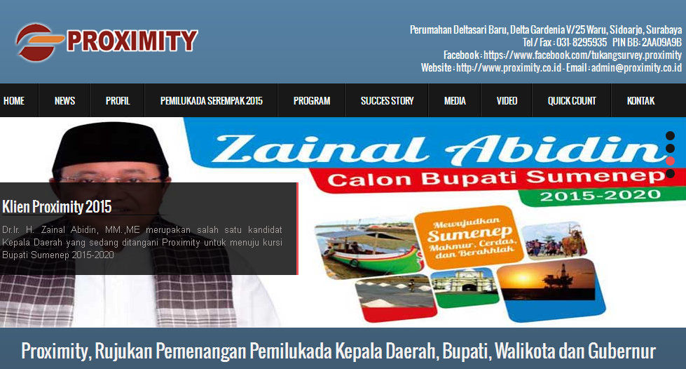 Proximity Klaim ZA Kalien Politik di Pilkada Sumenep