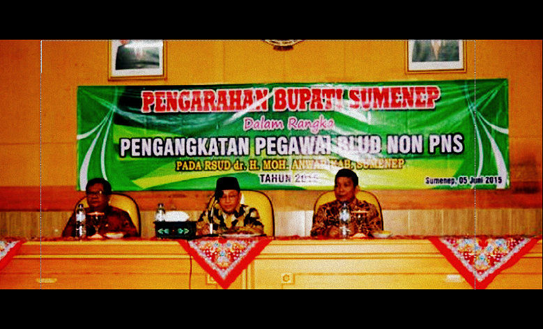 50 Pegawai BLUD Non PNS Dilantik, RSUD Sumenep Target Pelayanan Terbaik
