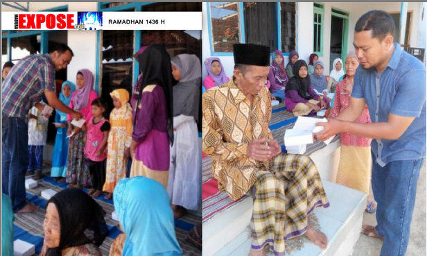 Peduli Lansia dan Yatim, FKPS Bagi-Bagi THR