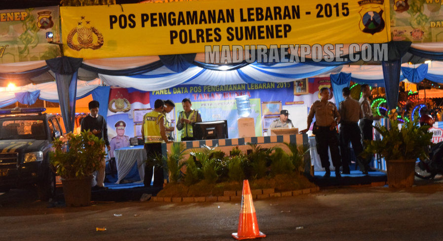 Pos Pam Lebaran 2015 di Taman Bunga Sumenep