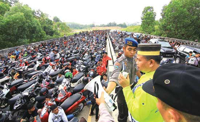 Polisi Tahan 633 Motor Balapan Liar