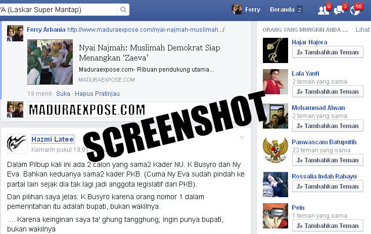 Bikin Status Menyinggung Cawabup Sumenep, Hazmi Latee di Bully