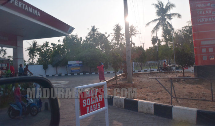 Solar di SPBU Ambunten Juga Kosong