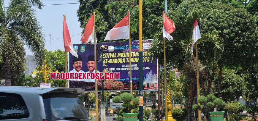Ada Gambar Ketua Demokrat Jatim Di Taman Kota Sumenep