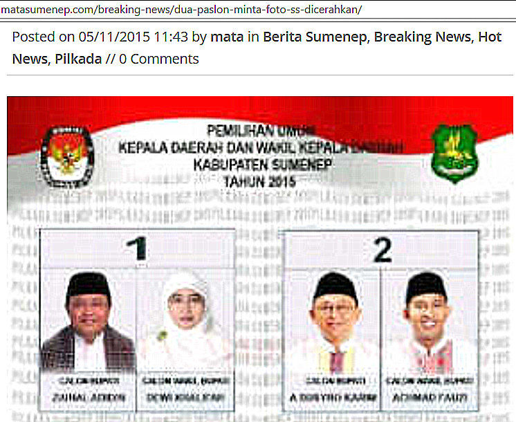 Versi Mata Sumenep, Paslon Busyro-Fauzi Nomor 2
