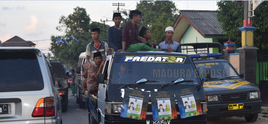 Puluhan Ribu Pendukung ZA-EVA Banjiri Lapangan Guluk-Guluk