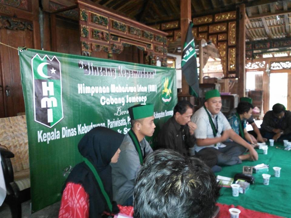 HMI Gandeng Kadis Budparpora Berdayakan Pemuda Sumenep