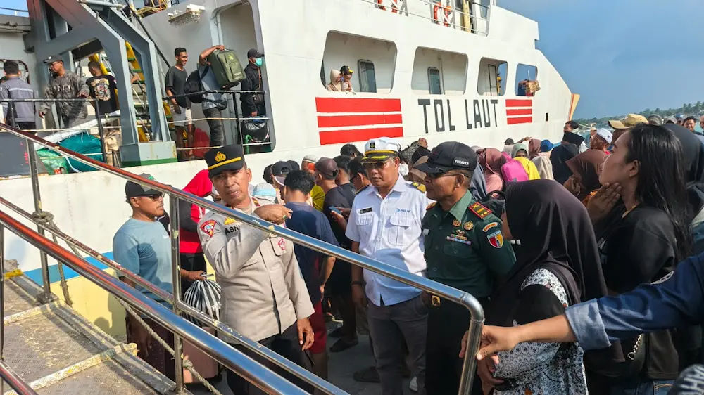Ratusan Pemudik Tiba di Masalembu, Aparat Gabungan Siaga Pengamanan