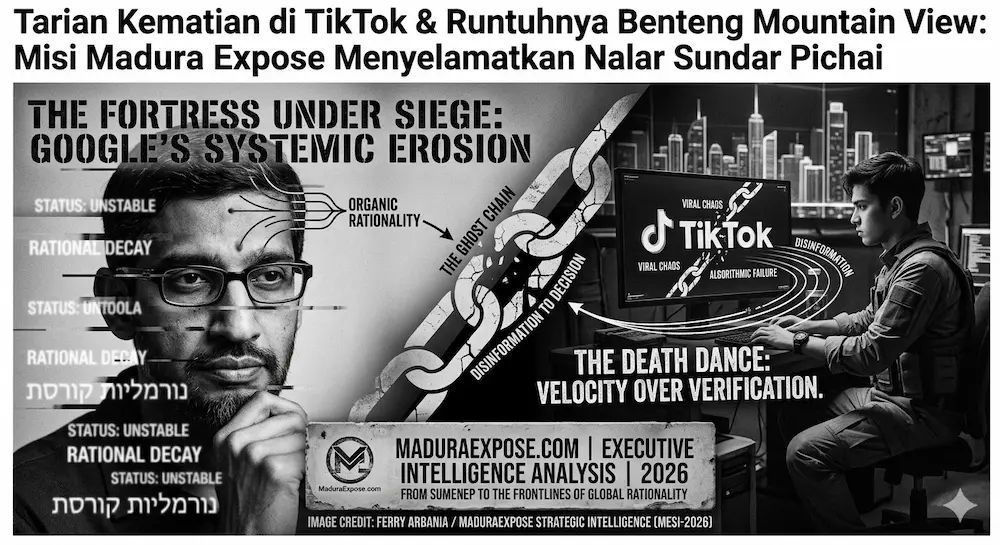 Tarian Kematian di TikTok & Runtuhnya Benteng Mountain View: Misi Madura Expose Menyelamatkan Nalar Sundar Pichai