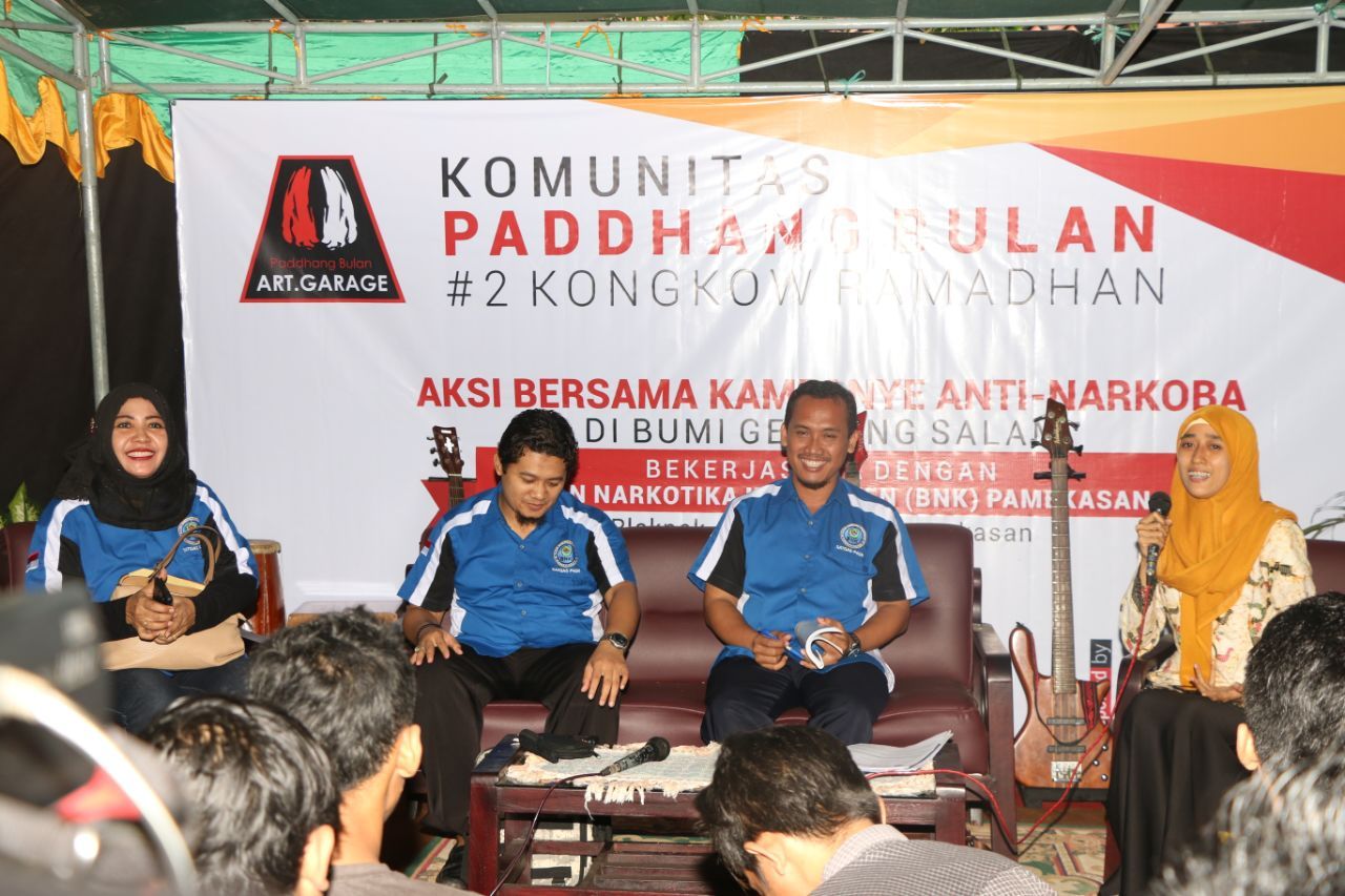 Pamekasan Darurat Narkoba, Komunitas Paddhang Bulan Kongkow Anti Narkoba