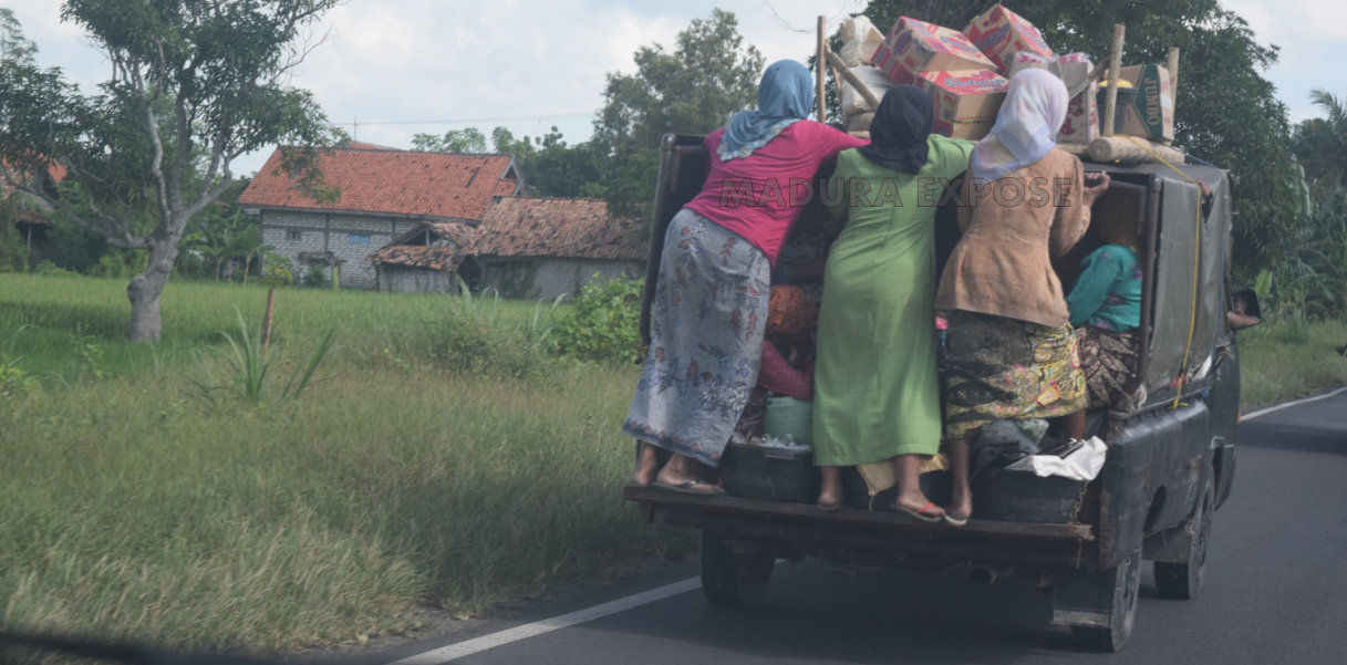 Nenek Narsis di Mobil Pickup Terbuka
