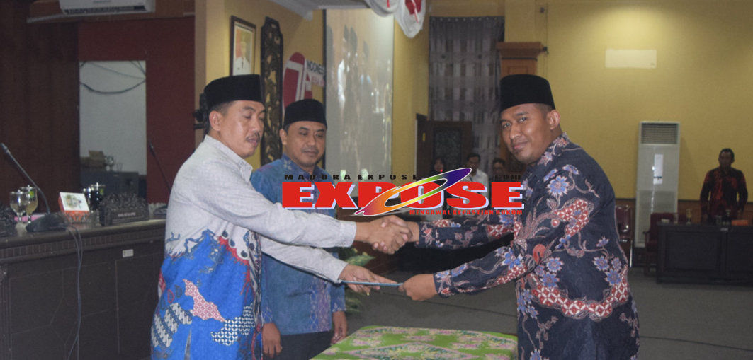 Wabup Fauzi hadiri  Rapat Paripurna V DPRD Sumenep