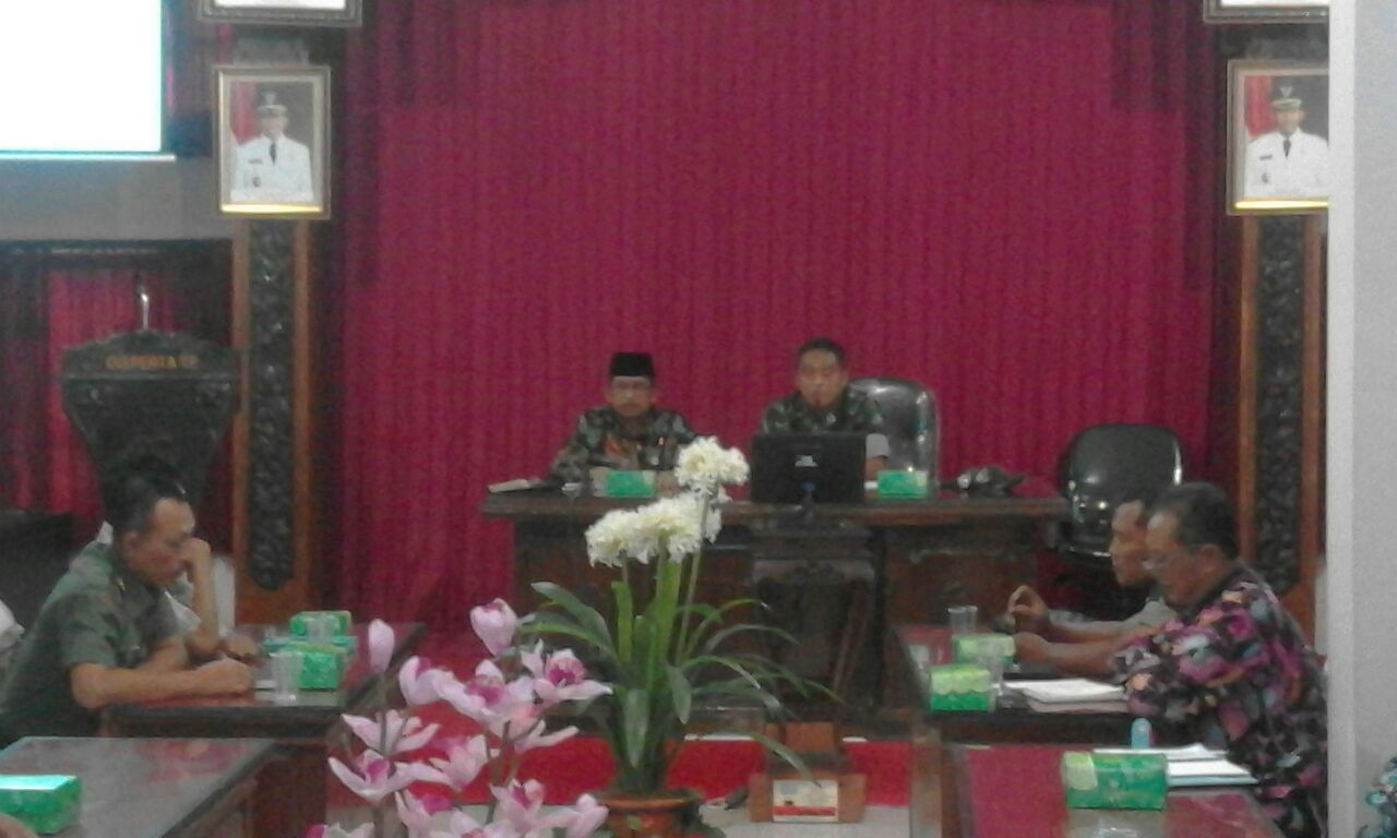 Dandim Gelar Evaluasi Sergab Bareng Disperta