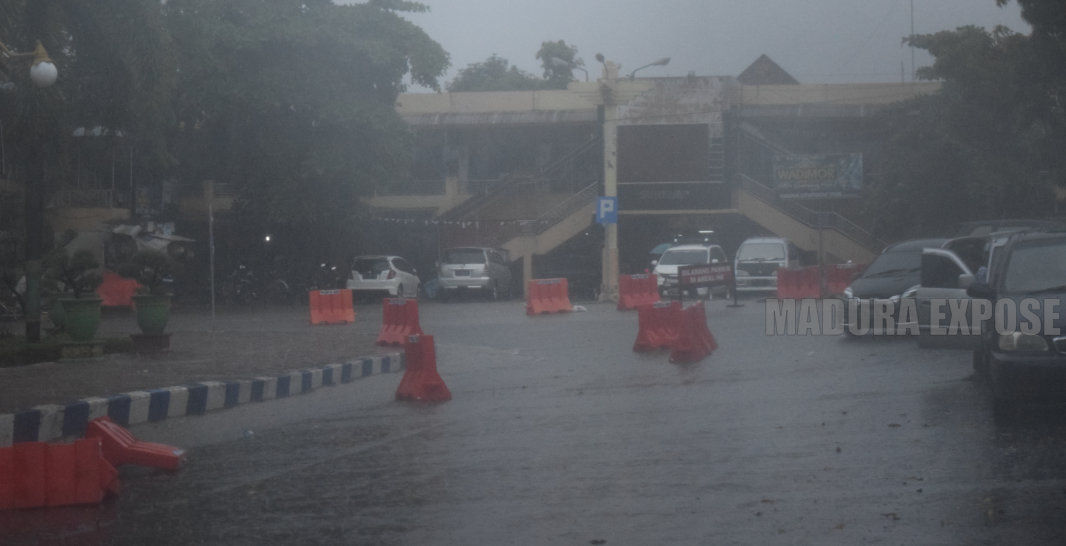 Dihantam Banjir, Jalur Satu Arah Taman Bunga Kacau Balau