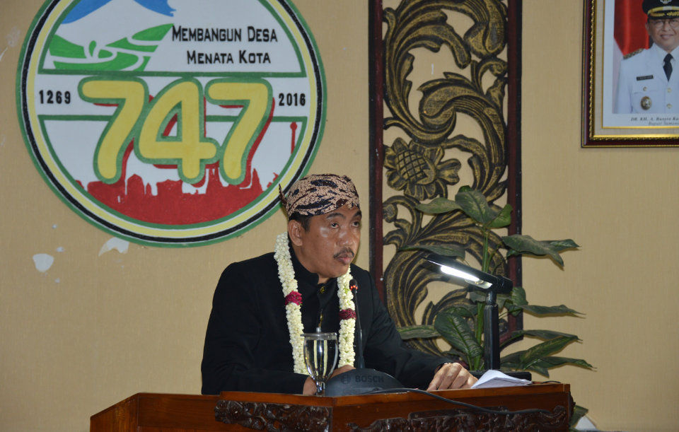Paripurna Hari Jadi Sumenep, Ketua DPRD Sambutan Dengan Bahasa Madura