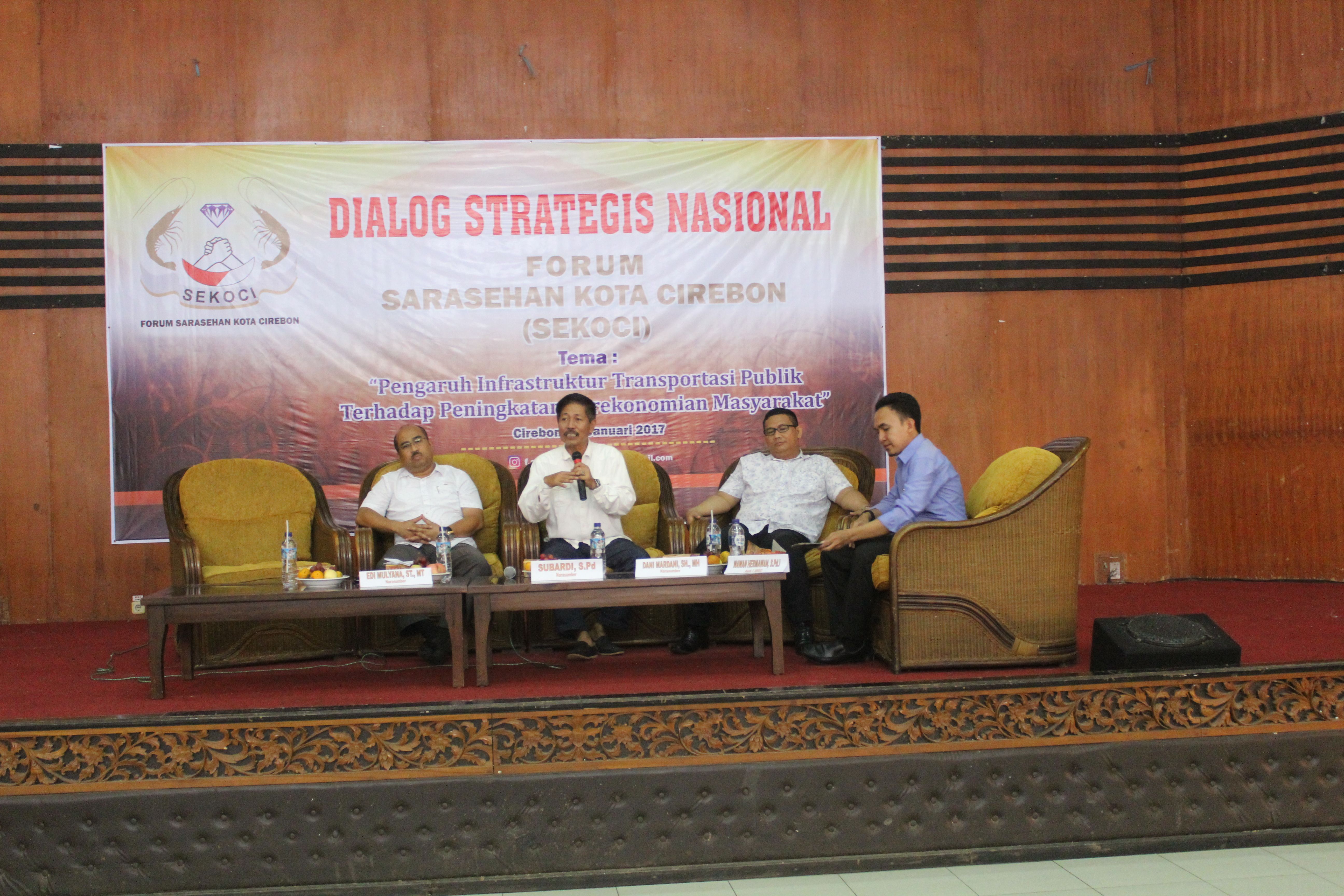 Forum Sekoci Gelar Dialog Nasional Insfrastruktur Transportasi Publik