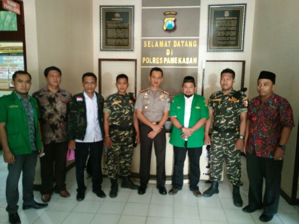 Kasus Ahok,  GP Ansor Datangi Polres Pamekasan