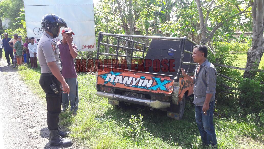 Tabrakan Beruntun, Terjadi di Jalan Maut Pamekasan
