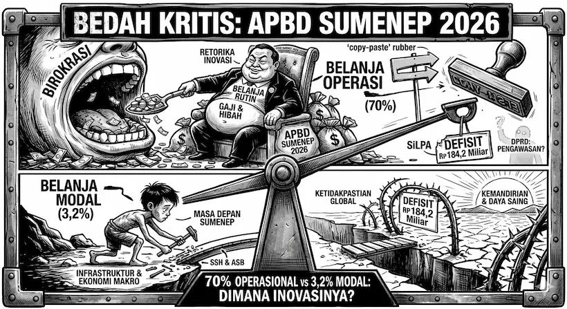 Belanja Operasi “Gemuk,” Investasi Masa Depan Sumenep Terancam Kurus?