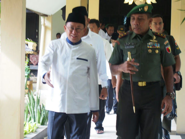 Bupati dan Wabup Sumenep Sambut Hangat Kedatangan Pangdam V/Brawijaya