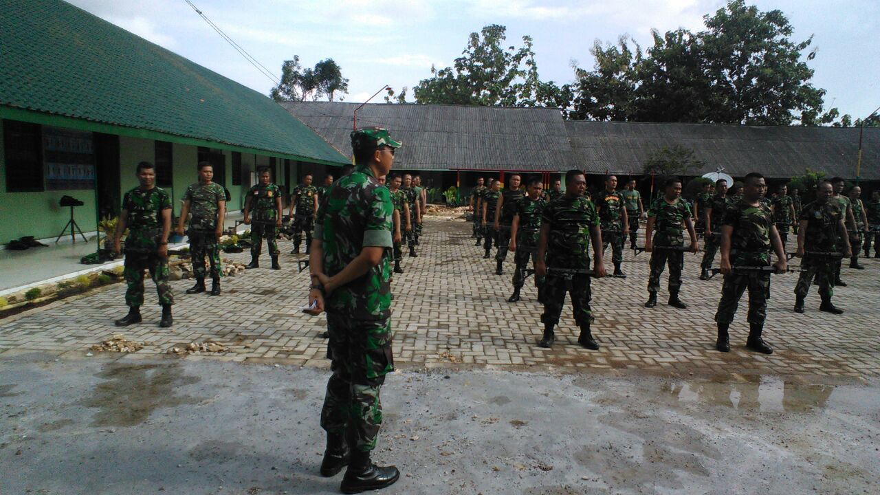 Tim Dalwaslat Korem 084/BJ Kunjungi Minggu Militer Kodim Sumenep